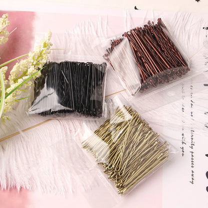 100PCS Women Hair Clip Metal Hairpin Bobby Pins Hairstyle Styling Tool Hairgrip Barrette Hair Clips for Women Hair Accessories