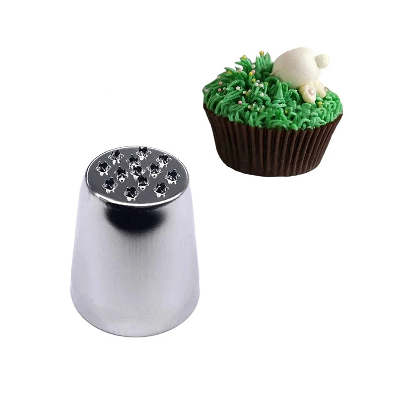 1/3 pcs Stainless steel cream decoration mouth Small grass shape cream nozzle Baking tools Grass Cream Icing Nozzles Pastry Tool