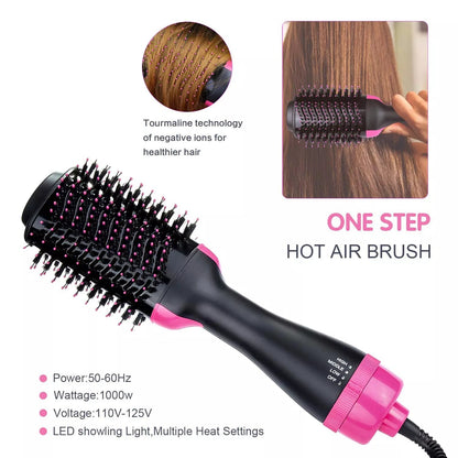 Three-in-One Hair Comb Artifact - Multi-Functional Automatic Straightener