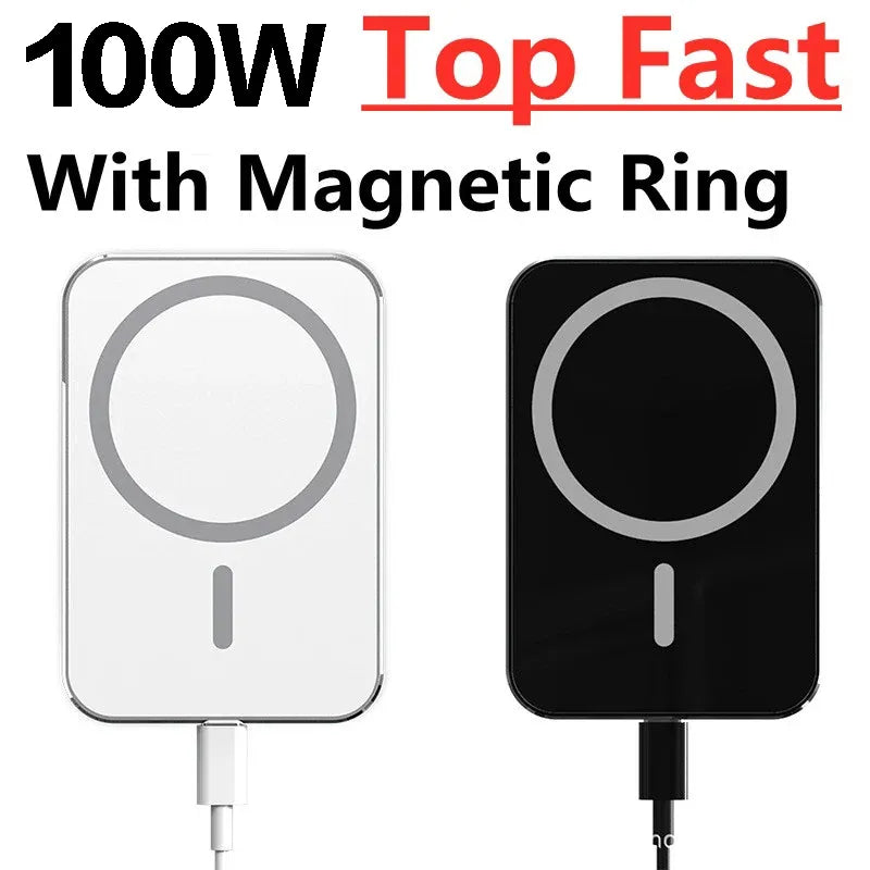 100W Magnetic Car Wireless Chargers Air Vent Phone Holder Stand for iPhone 14 13 12 Pro Max 11 Car Charger Fast Charging Station