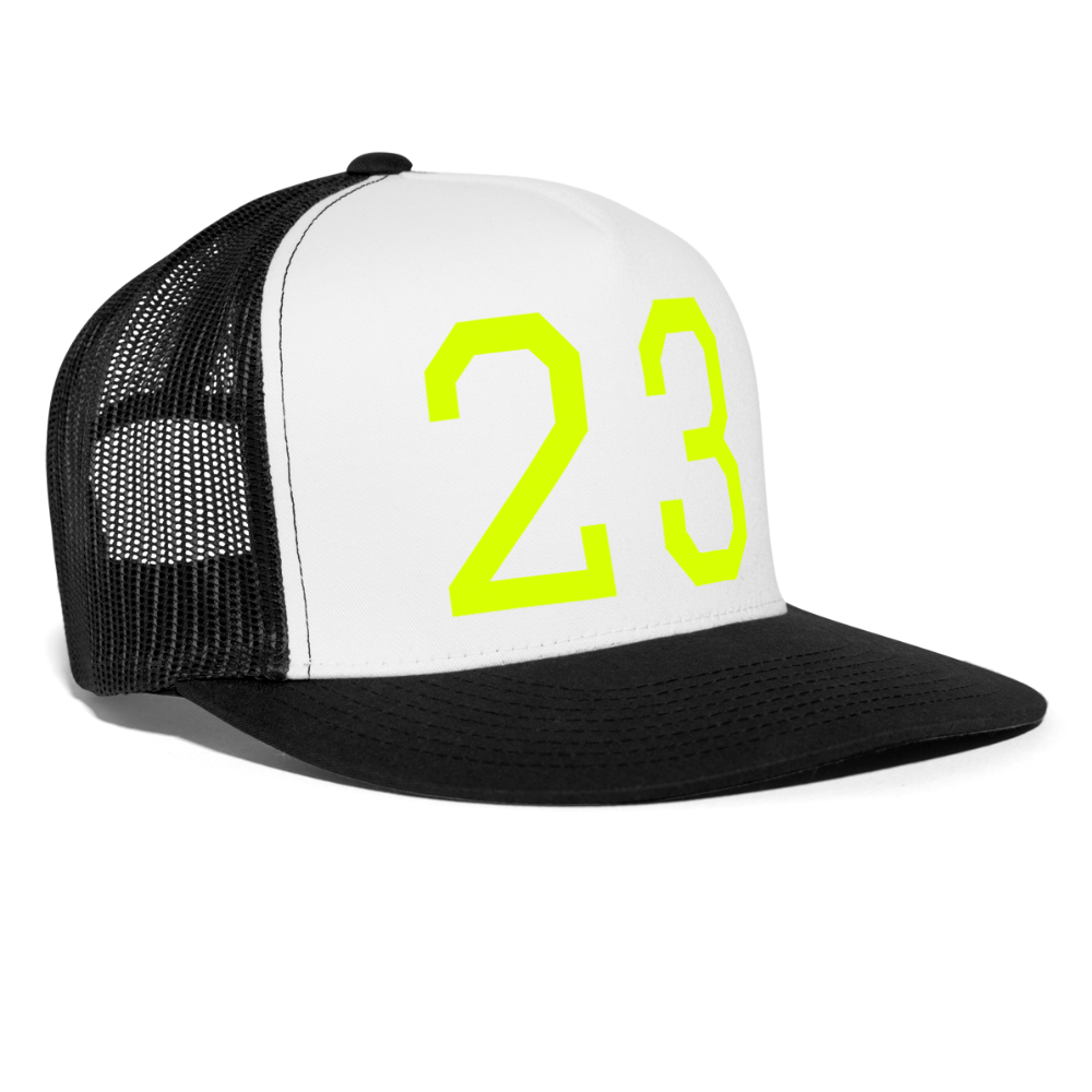 Trucker Cap - white/black